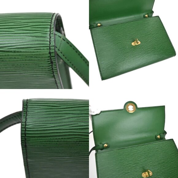 LOUIS VUITTON LV Arche 2Way Shoulder Clutch Bag Epi Leather Green M52574 32YH486 - Picture 10 of 16